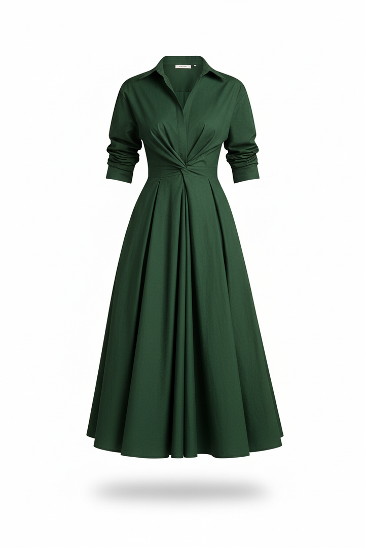 Monroe | Wrap-Front Flowing Maxi Dress