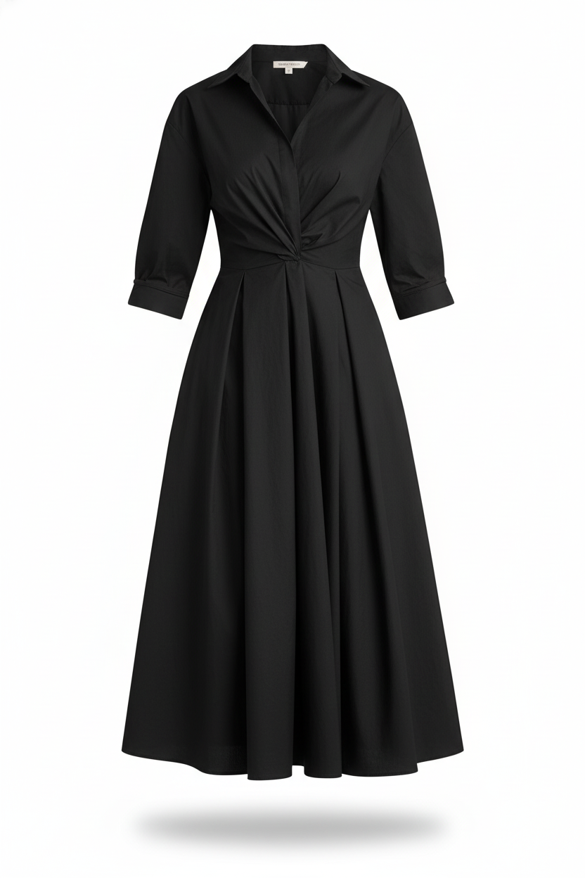 Monroe | Wrap-Front Flowing Maxi Dress
