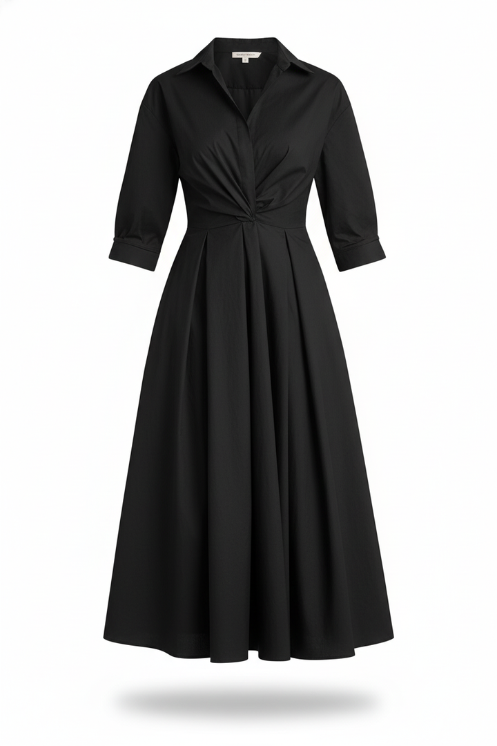 Monroe | Wrap-Front Flowing Maxi Dress