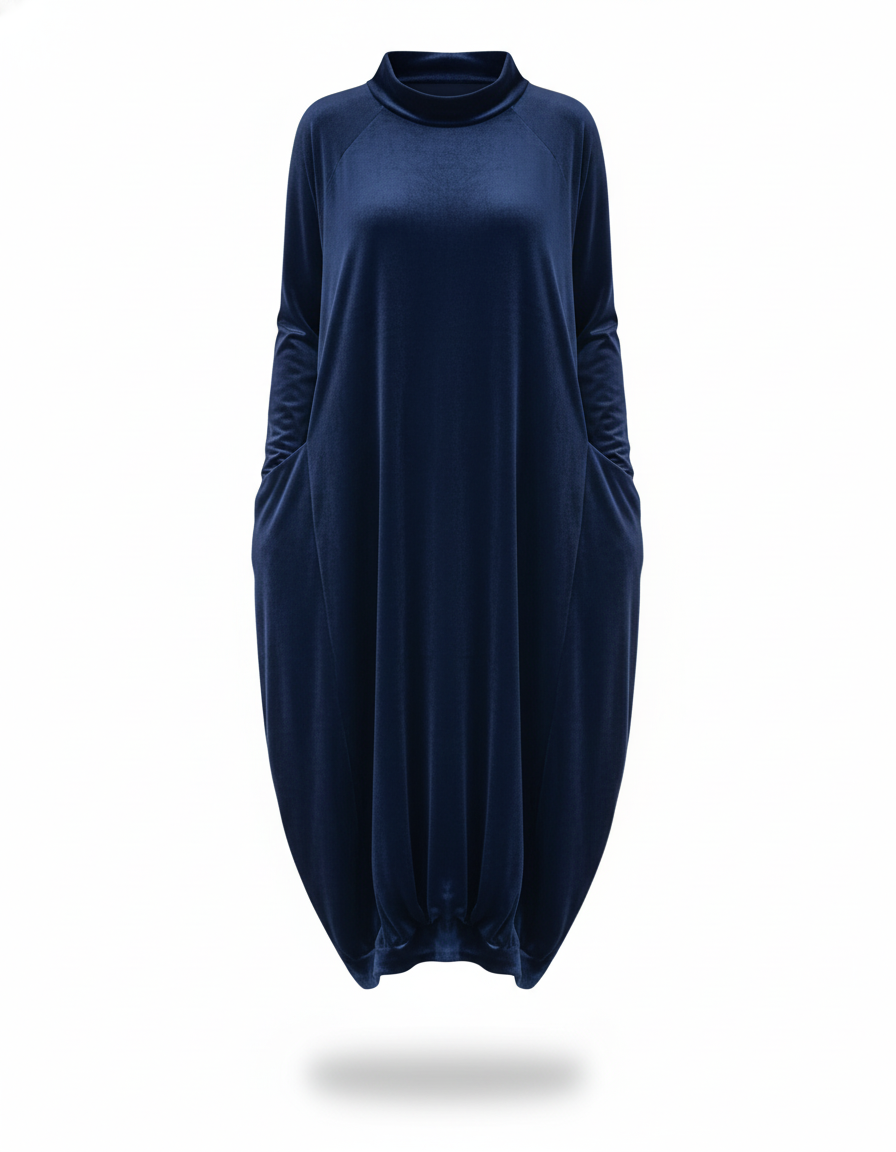 Eliza | Relaxed Velvet Dress