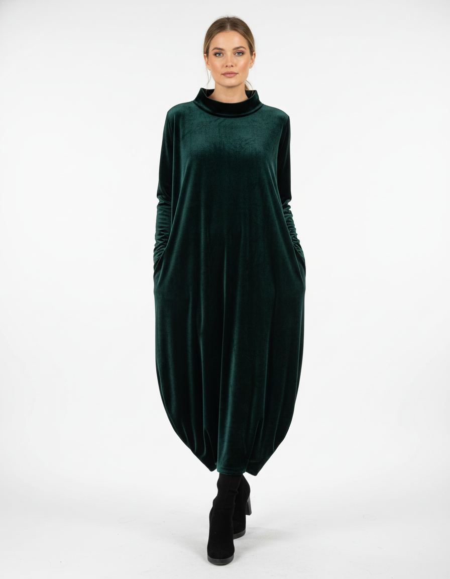 Eliza | Relaxed Velvet Dress