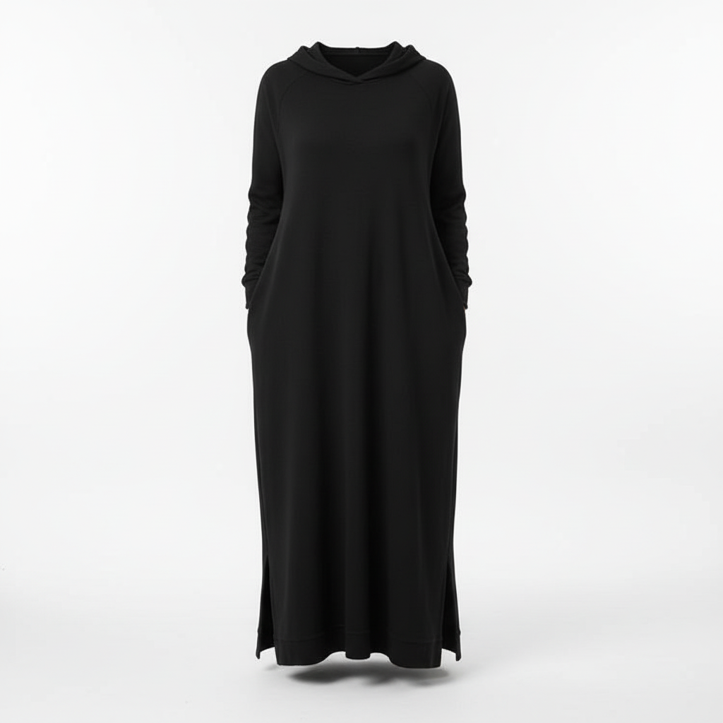 Mara Knitted Maxi Dress – Cozy Long Sleeve Oversized Winter Dress