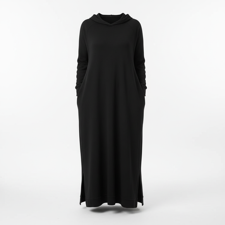 Mara Knitted Maxi Dress – Cozy Long Sleeve Oversized Winter Dress