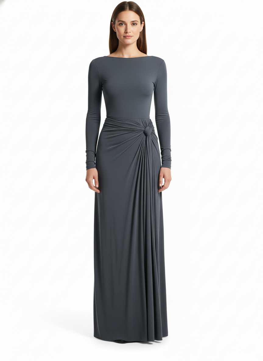 Naiara ❘ Maxi dress with side knot