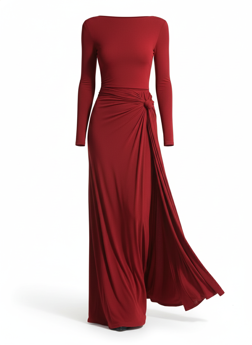 Naiara ❘ Maxi dress with side knot
