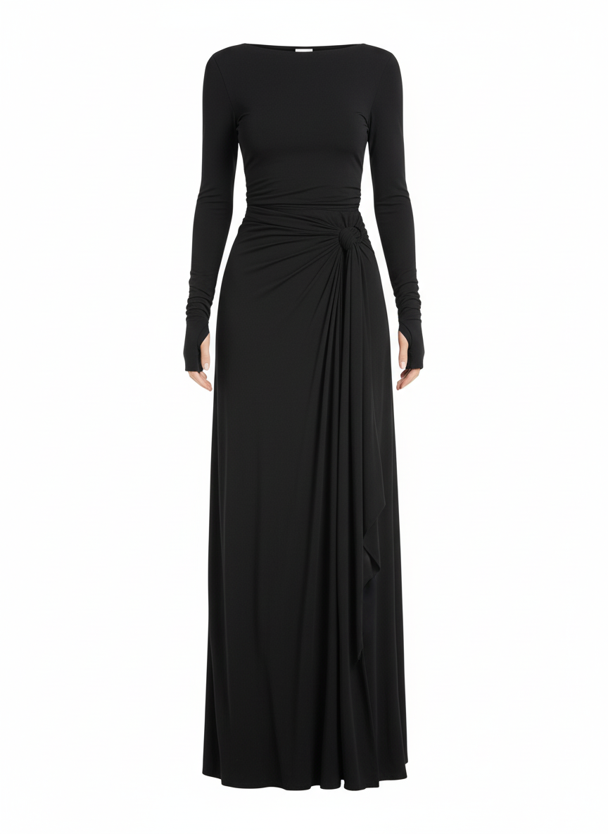 Naiara ❘ Maxi dress with side knot