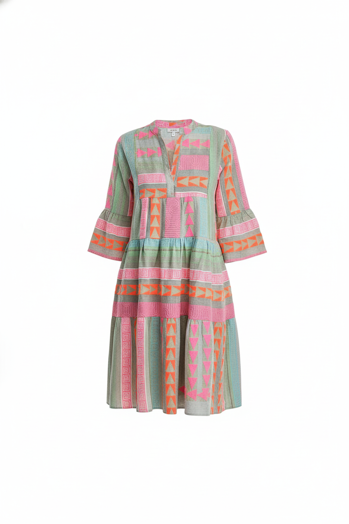 Lucy | Patterned Flowing Midi Dress