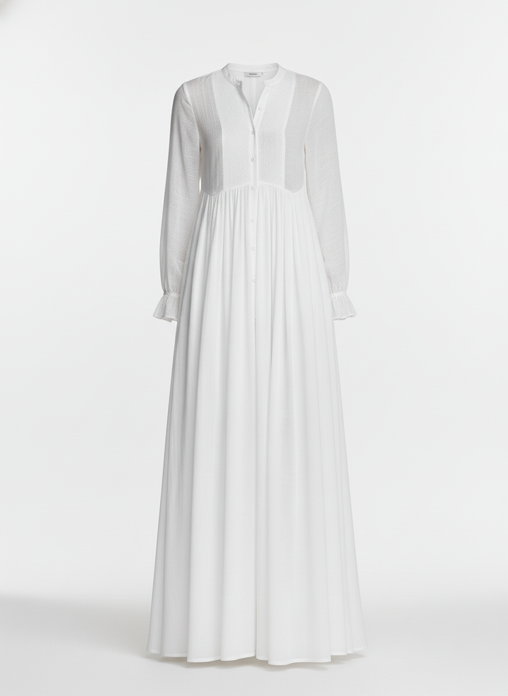 Serena | Flowing Button-Front Maxi Dress
