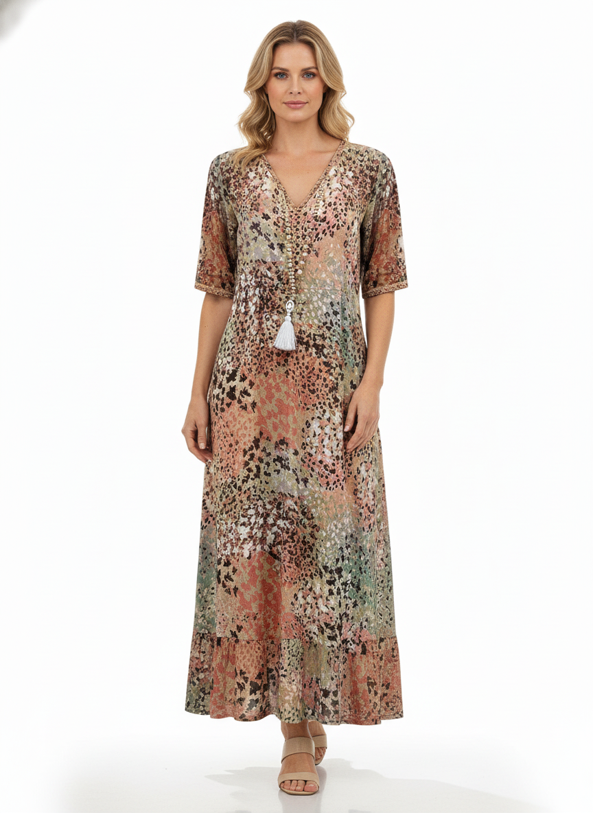 Laluna® | Vibrant Floral Dress