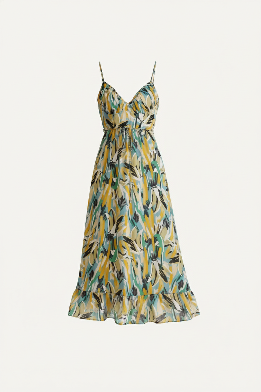 Jenny | Cheerful & Elegant Midi Summer Dress