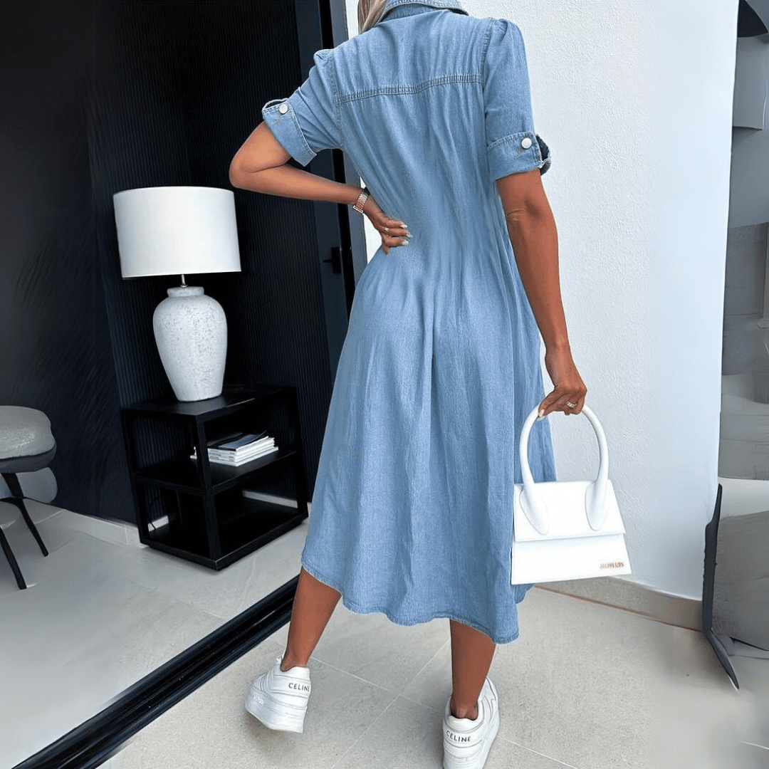 Jessy | Denim Blouse Dress for Women